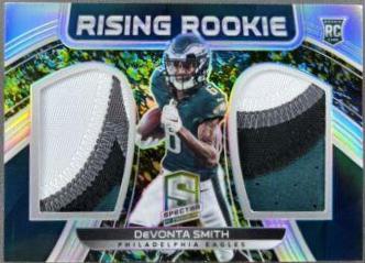 DeVonta Smith [Patch Autograph Neon Splatter] #210