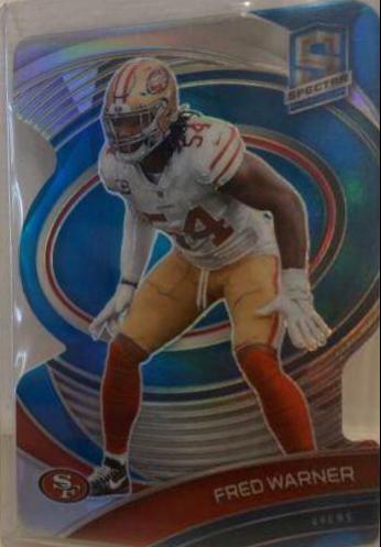 Fred Warner [Blue Die Cut] #90