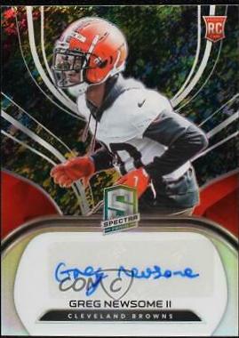 Greg Newsome II [Autograph Neon Splatter] #255
