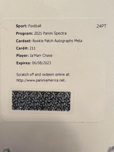 Ja'Marr Chase [Patch Autograph Meta] #211