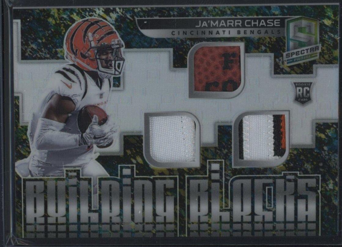 Ja'Marr Chase [Patch Autograph Neon Splatter] #211