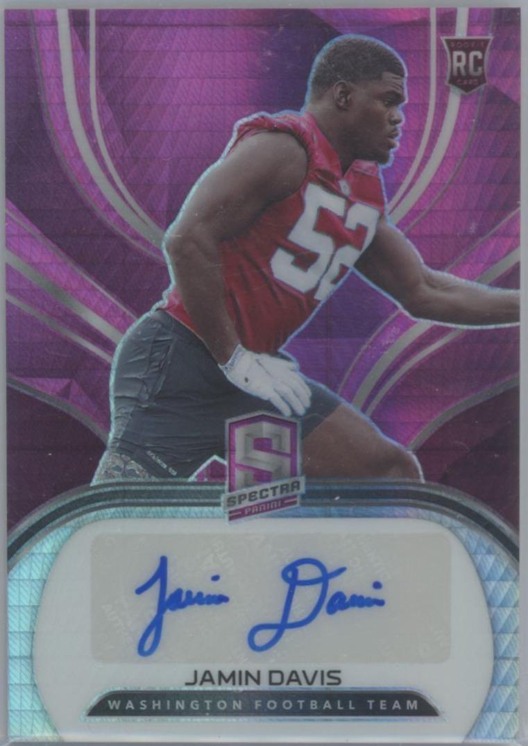 Jamin Davis [Autograph Neon Pink] #259
