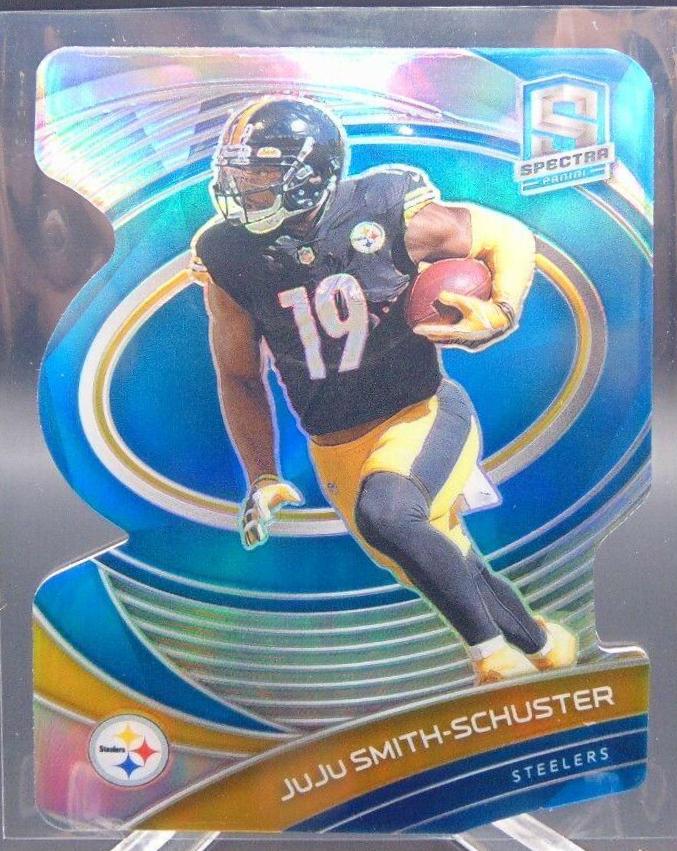 JuJu Smith Schuster [Blue Die Cut] #82