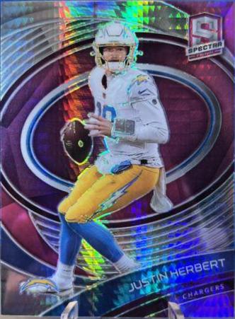 Justin Herbert [Pink Die Cut] #135