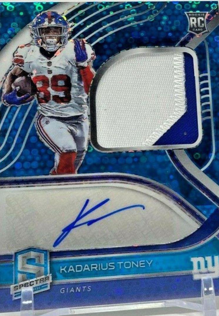 Kadarius Toney [Patch Autograph Neon Blue] #213
