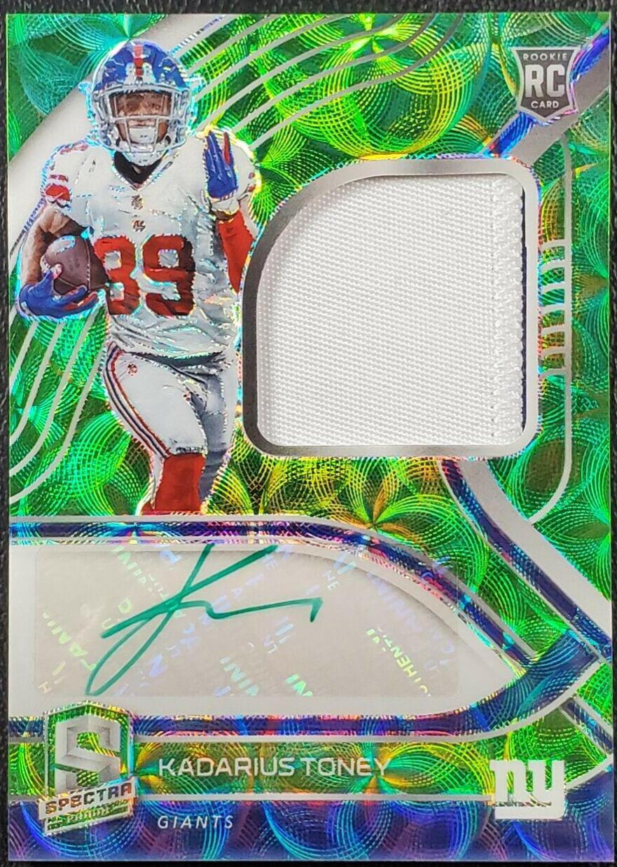 Kadarius Toney [Patch Autograph Neon Green] #213