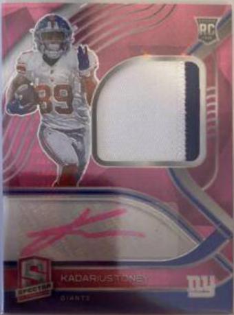 Kadarius Toney [Patch Autograph Neon Pink] #213