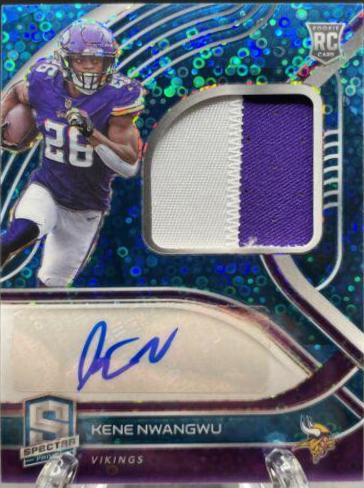 Kene Nwangwu [Patch Autograph Neon Blue] #240