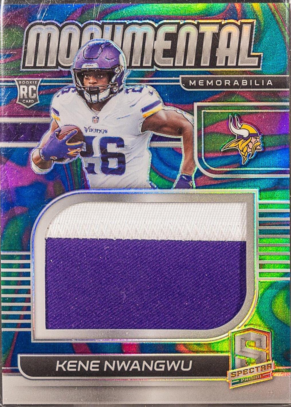 Kene Nwangwu [Patch Autograph Neon Marble] #240