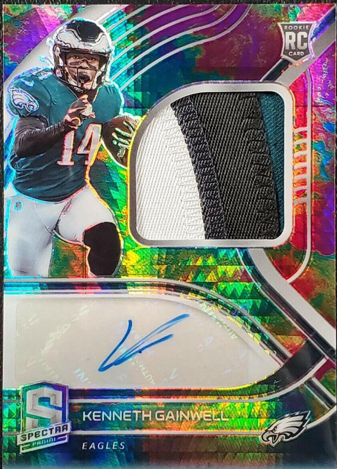 Kenneth Gainwell [Patch Autograph Celestial] #217