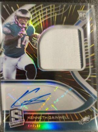 Kenneth Gainwell [Patch Autograph Hyper] #217