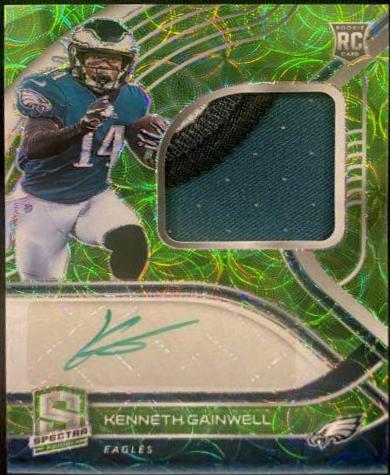 Kenneth Gainwell [Patch Autograph Neon Green] #217