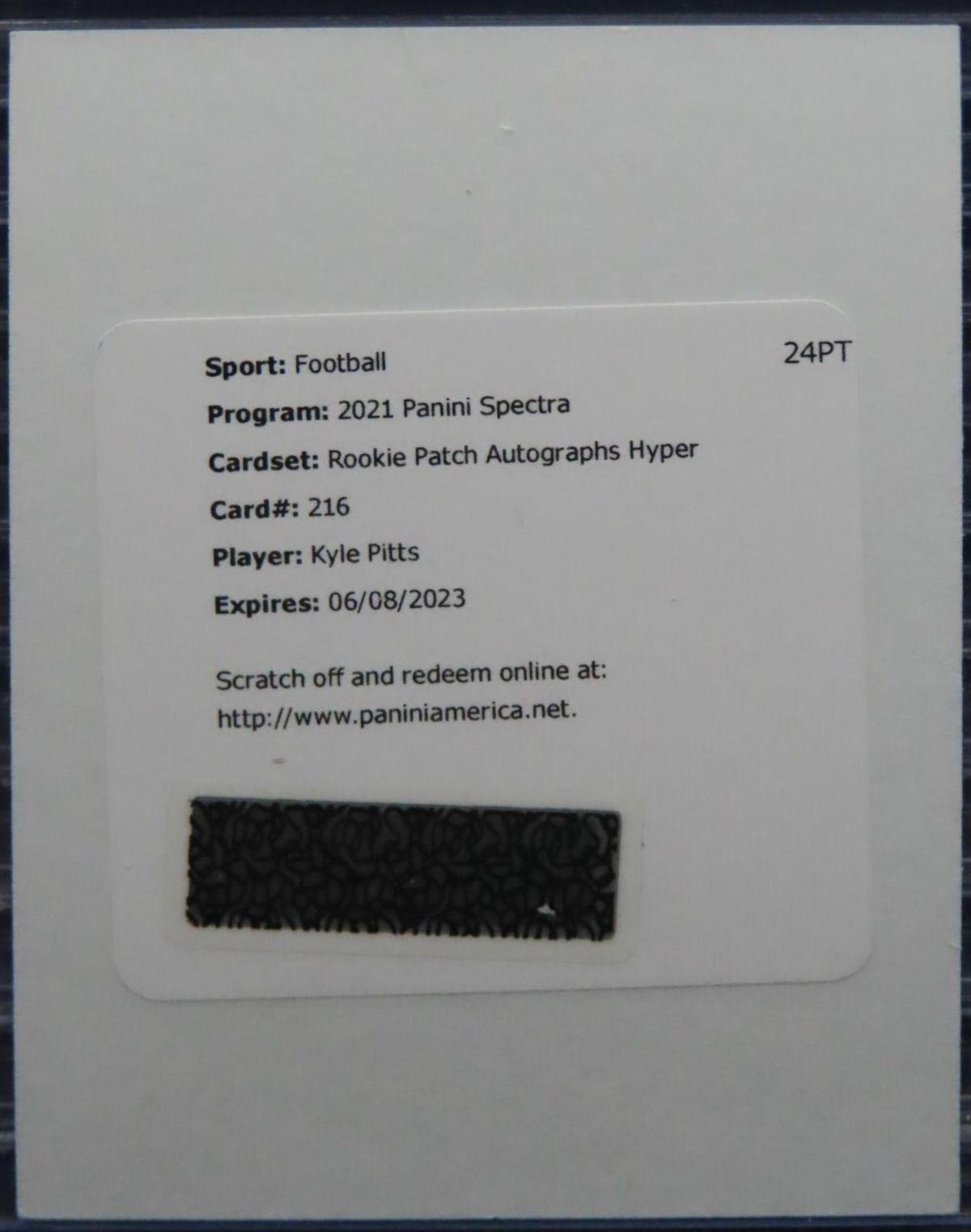 Kyle Pitts [Patch Autograph Hyper] #216