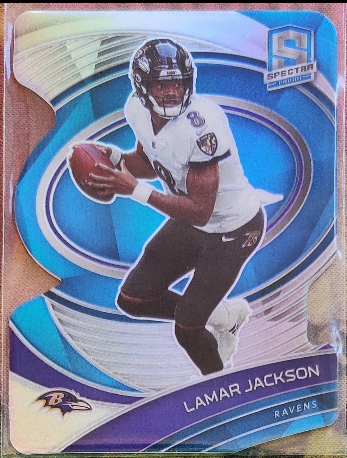 Lamar Jackson [Blue Die Cut] #125