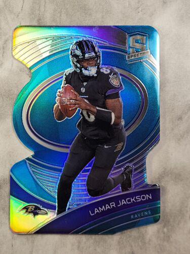 Lamar Jackson [Blue Die Cut] #7