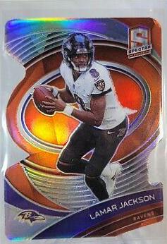 Lamar Jackson [Orange Die Cut] #125