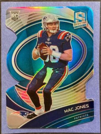 Mac Jones [Blue Die Cut] #140