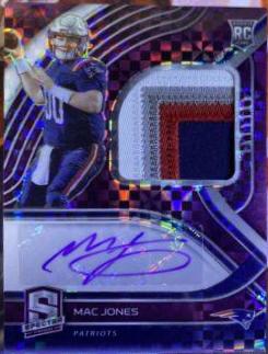 Mac Jones [Patch Autograph Neon Purple] #205