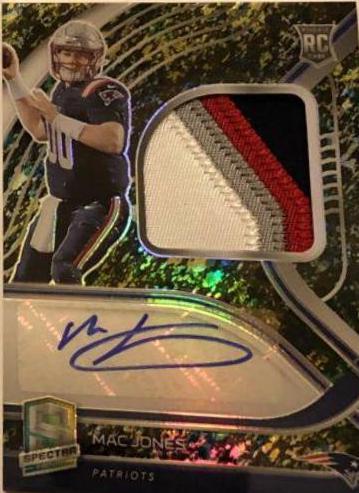 Mac Jones [Patch Autograph Neon Splatter] #205