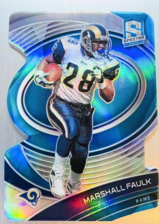 Marshall Faulk [Blue Die Cut] #116