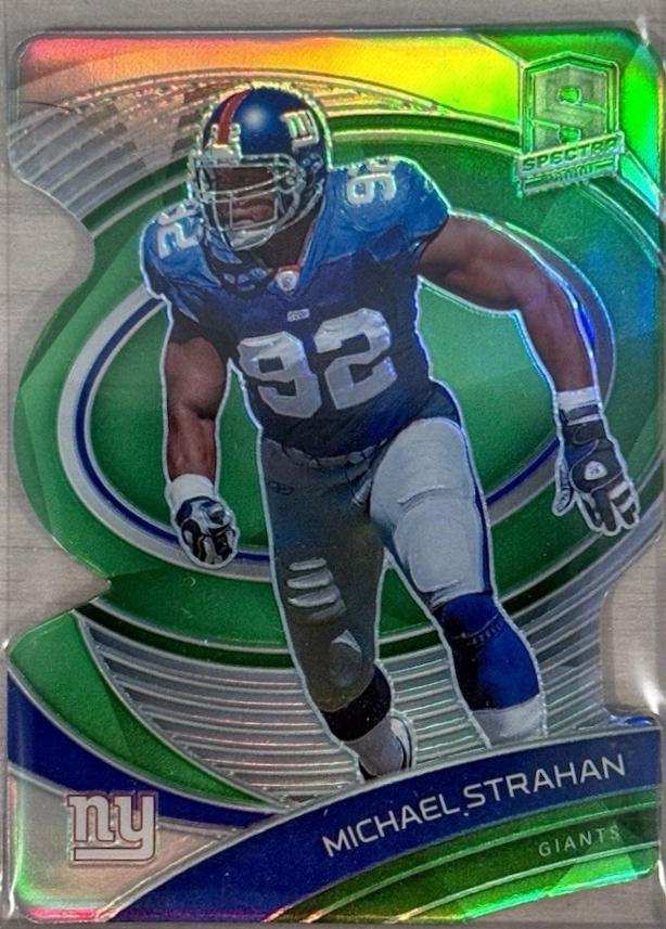 Michael Strahan [Orange Die Cut] #107