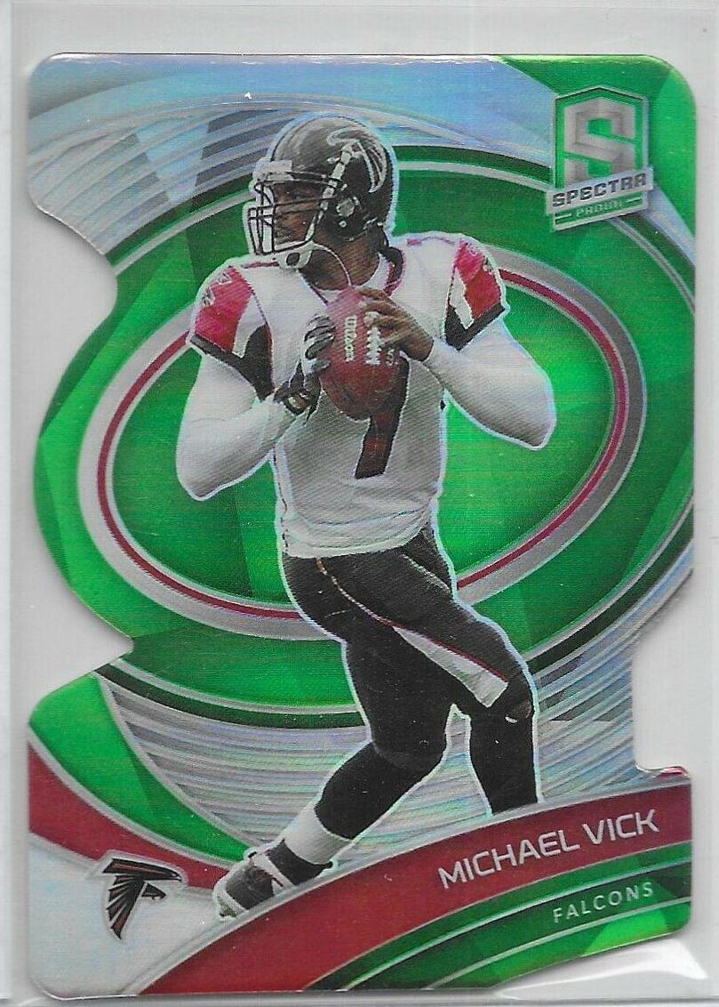 Michael Vick [Green Die Cut] #101