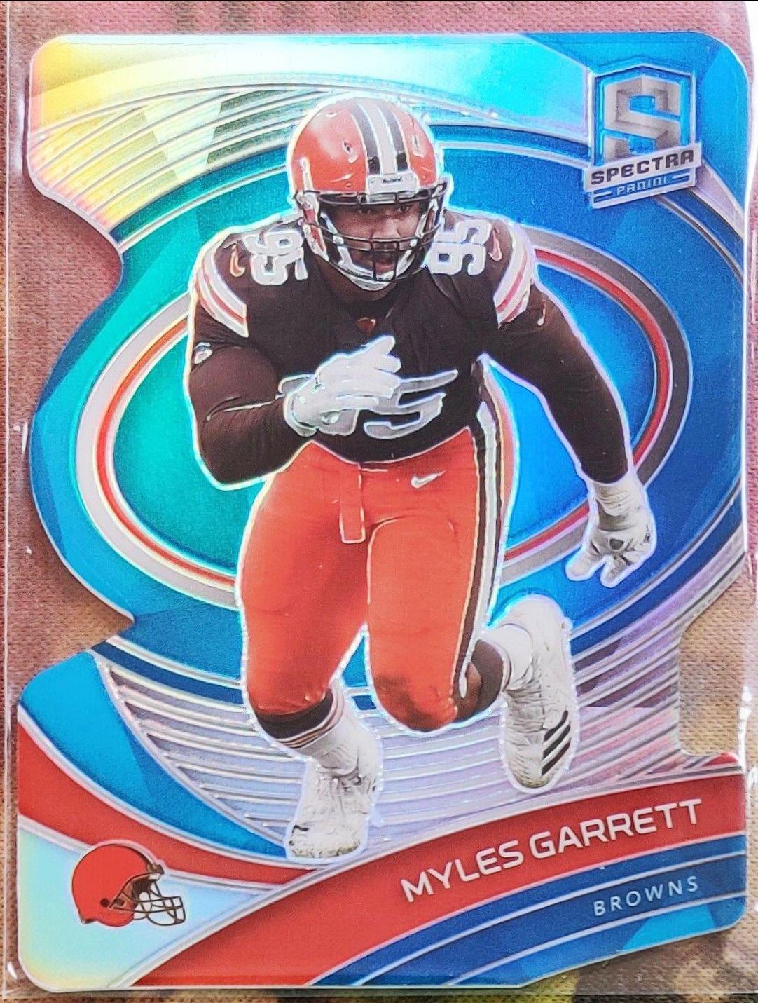 Myles Garrett [Blue Die Cut] #25