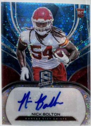 Nick Bolton [Autograph Neon Blue] #270