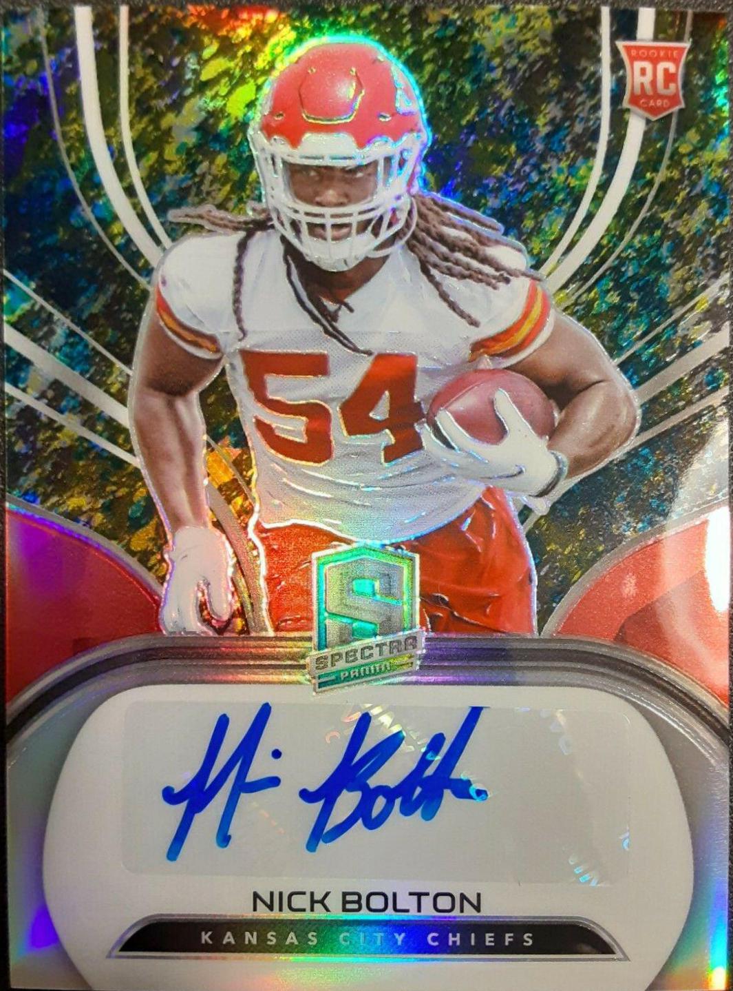 Nick Bolton [Autograph Neon Splatter] #270