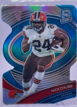 Nick Chubb [Blue Die Cut] #23