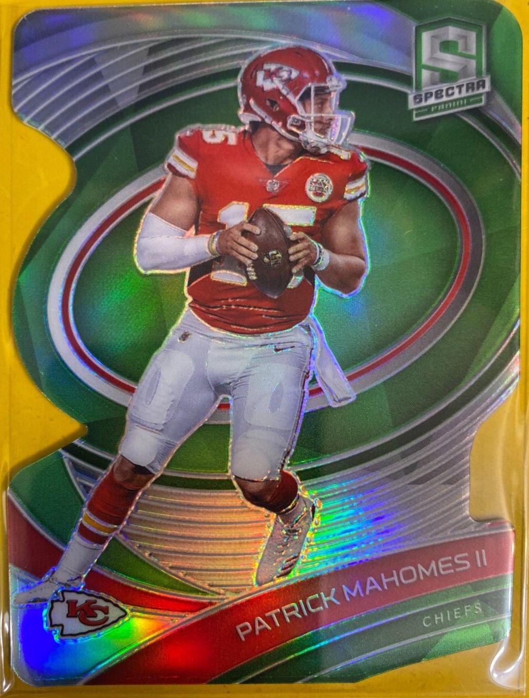 Patrick Mahomes II [Green Die Cut] #126