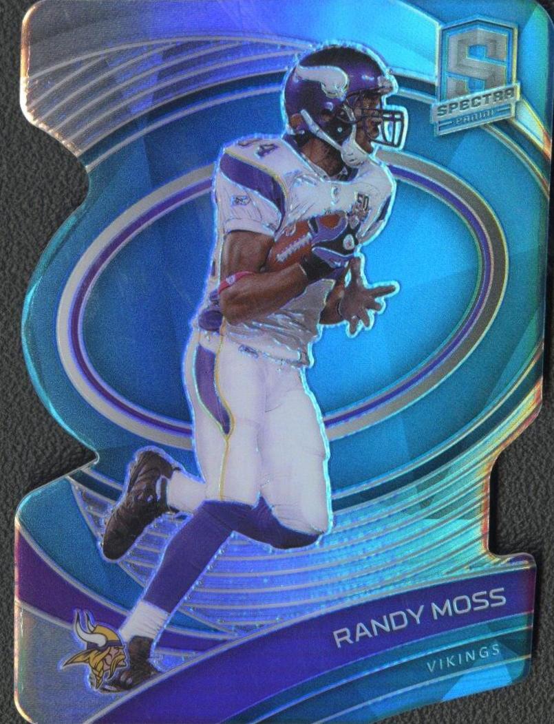 Randy Moss [Blue Die Cut] #113