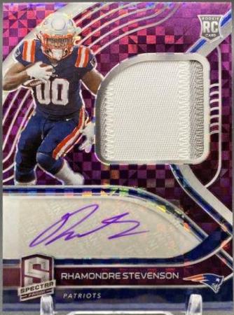 Rhamondre Stevenson [Patch Autograph Neon Purple] #233