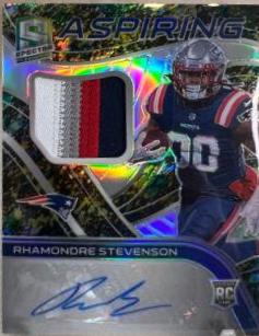 Rhamondre Stevenson [Patch Autograph Neon Splatter] #233