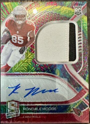 Rondale Moore [Patch Autograph Neon Black Light] #220