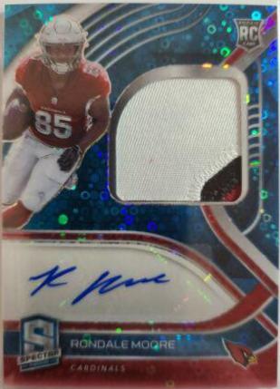 Rondale Moore [Patch Autograph Neon Blue] #220