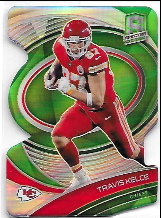 Travis Kelce [Green Die Cut] #48