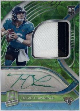 Trevor Lawrence [Patch Autograph Neon Green] #201