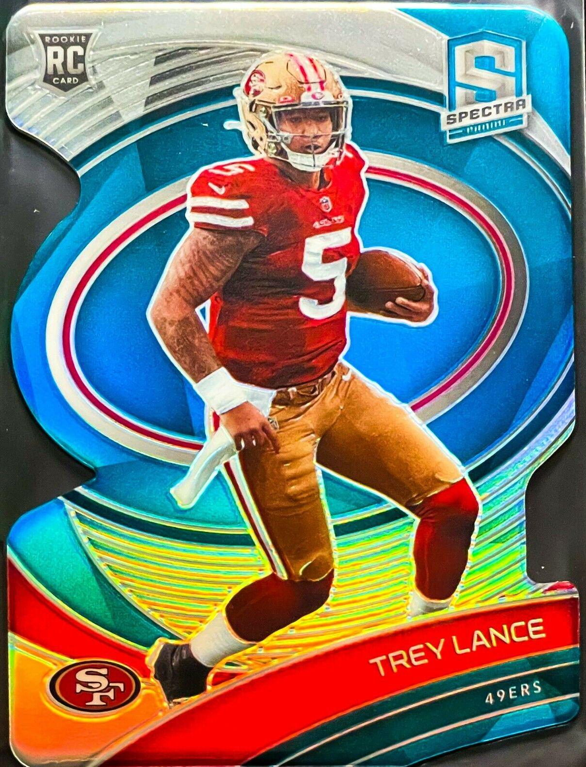 Trey Lance [Blue Die Cut] #139