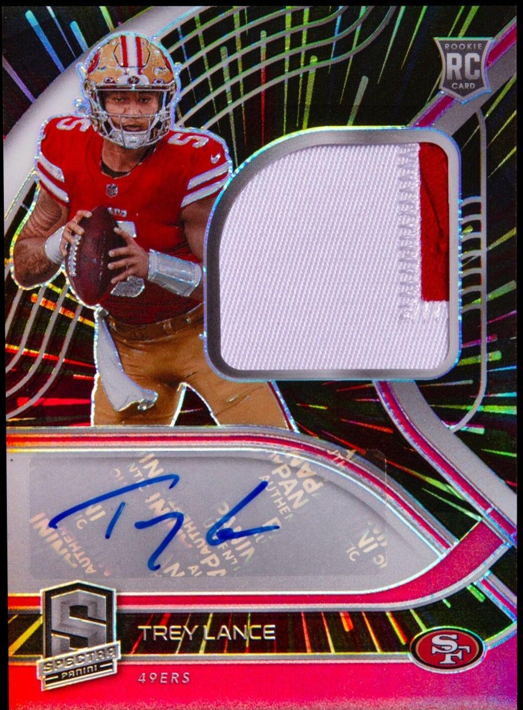 Trey Lance [Patch Autograph Hyper] #204