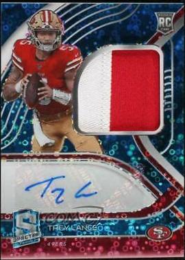 Trey Lance [Patch Autograph Neon Blue] #204