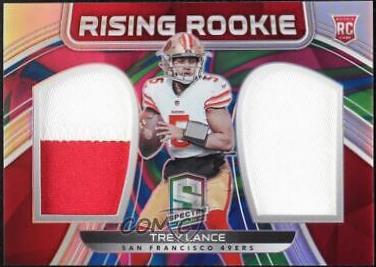 Trey Lance [Patch Autograph Neon Marble] #204
