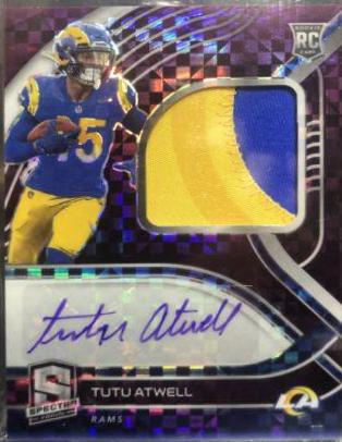 Tutu Atwell [Patch Autograph Neon Purple] #222