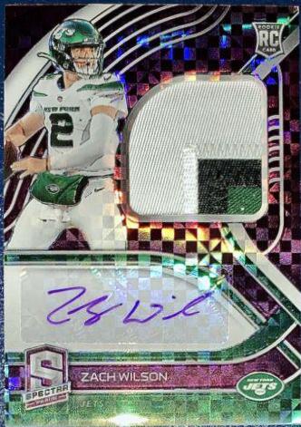 Zach Wilson [Patch Autograph Neon Pink] #202