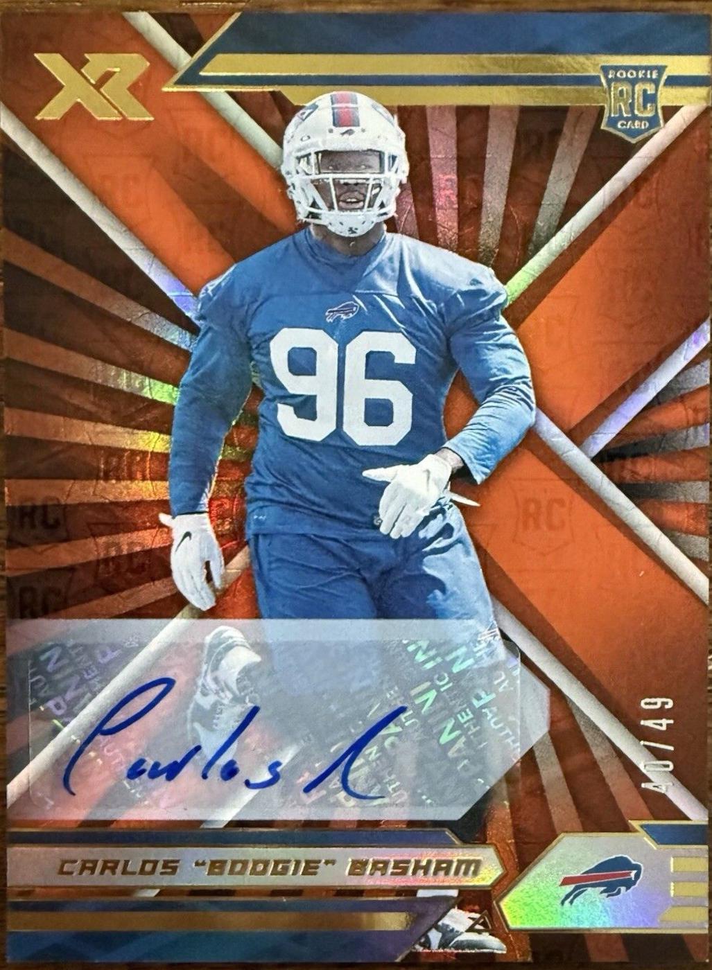 Carlos 'Boogie' Basham [Autograph Orange] #146
