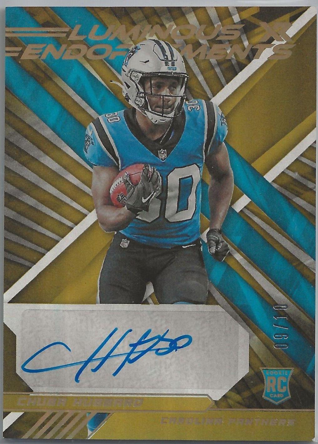 Chuba Hubbard [Autograph Gold] #180