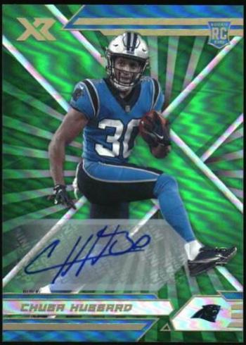 Chuba Hubbard [Autograph Green] #180