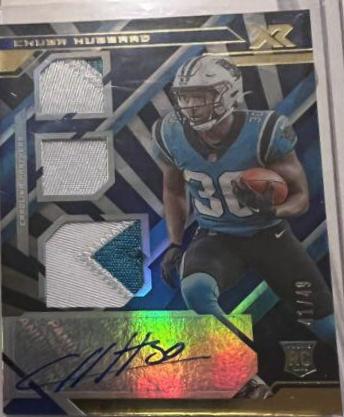 Chuba Hubbard [Triple Swatch Autograph] #234