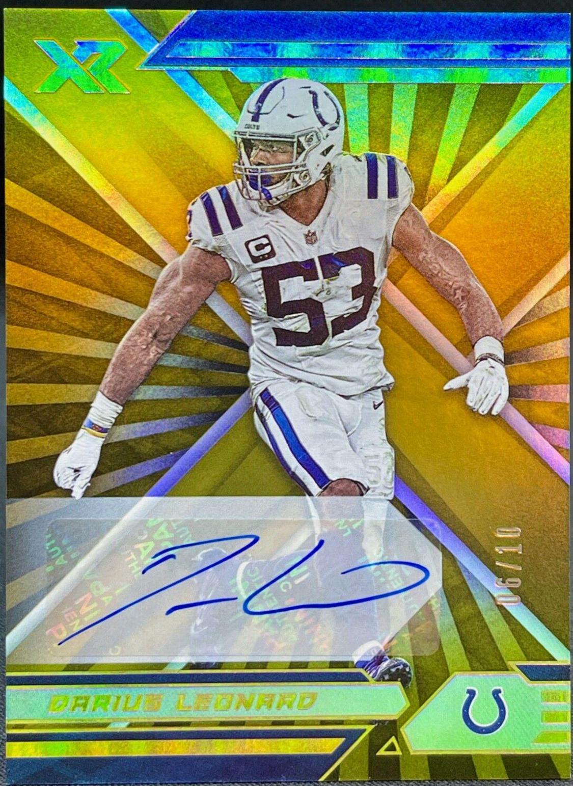 Darius Leonard [Autograph Gold] #44