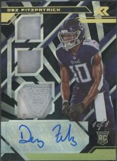 Dez Fitzpatrick [Triple Swatch Autograph] #230